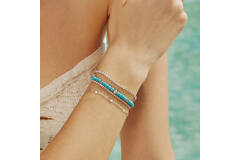  Chill Voyager - Gliederarmbänder - Silber / Rhodiniert - 18,5cm